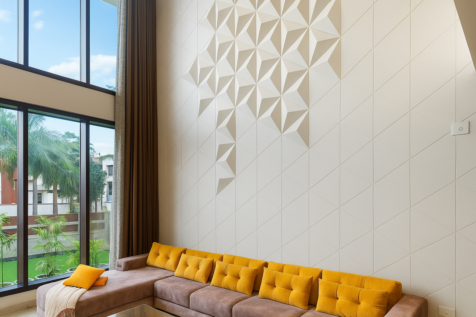 How to Choose the Perfect Stone and Design for Your Double-Height Feature Wall